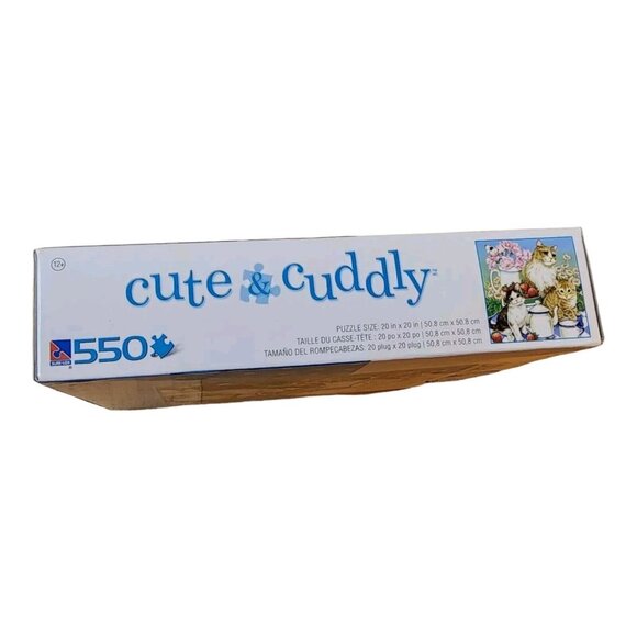 Sure-Lox Cute & Cuddly Garden Mischief 20 in x 20 in Puzzle - 550 Piece - Picture 2 of 5